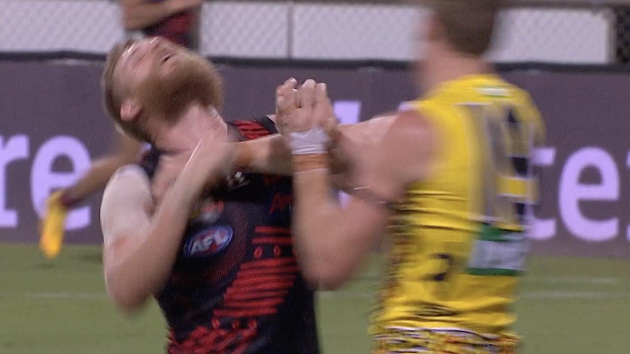 Tom Lynch could come under scrutiny for this hit on Michael Hurley.