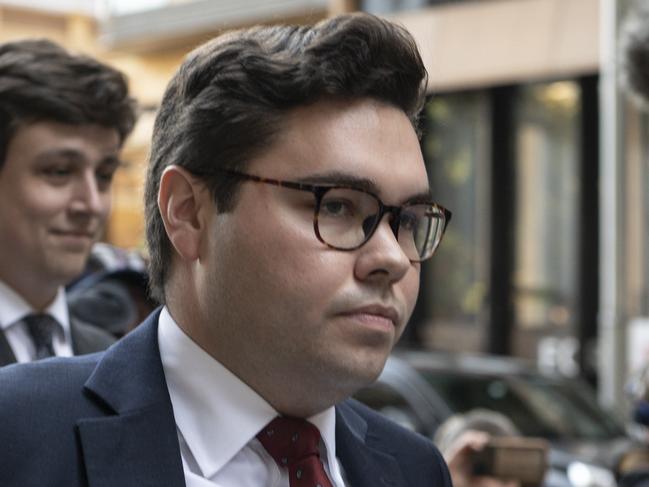 SYDNEY, AUSTRALIA , NewsWire Photos. MARCH 16TH 2023 Bruce Lehrmann walks out of the supreme court in Sydney . Picture: NCA NewsWire/ Flavio Brancaleone