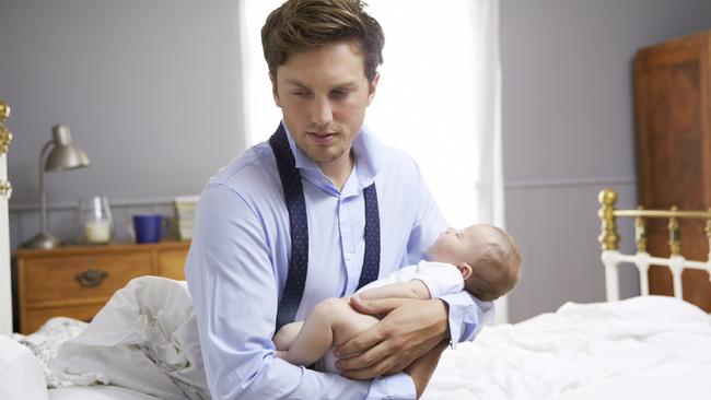 ­Fathers today are more involved in childcare, especially at weekends.