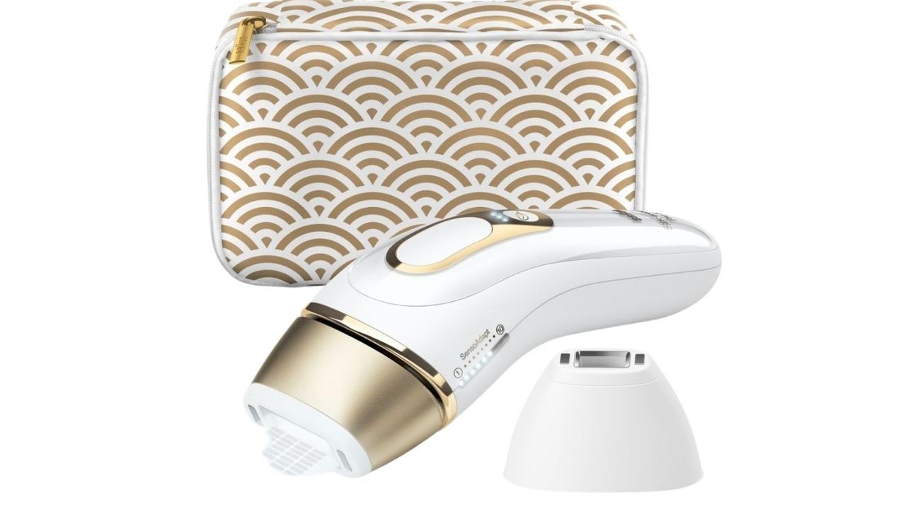 This top rated, editor’s pick laser hair removal device is a huge 50 per cent off right now. Image: Braun.