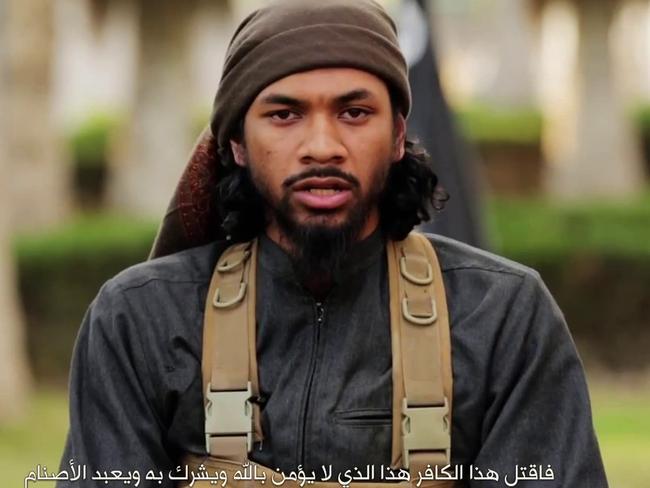 Prakash previously urged terrorist attacks in Australia in an new Islamic State propaganda video. Picture: Supplied