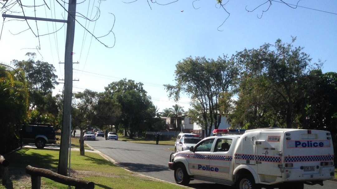 Police block off streets in Kawana