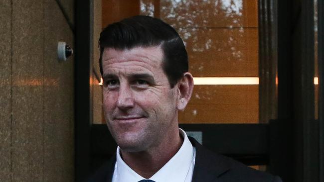 Mr Roberts-Smith at court in Sydney. Picture: Gaye Gerard