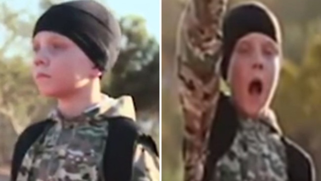 A British child is believed to be one of five children executing prisoners in an ISIS video.