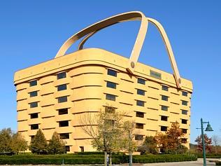 Longaberger s Home Office Zanesville Ohio U S seven story building basket. Image shot 1000. Exact date unknown.