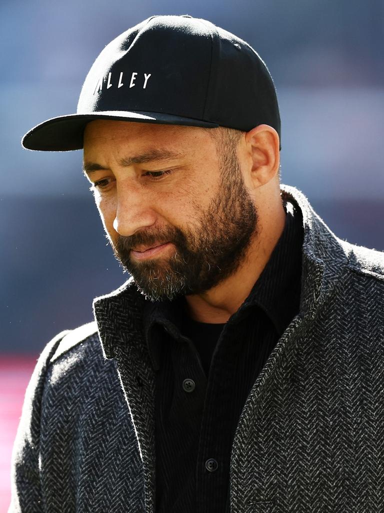 Benji Marshall looks on against the Panthers (Photo by Matt King/Getty Images)