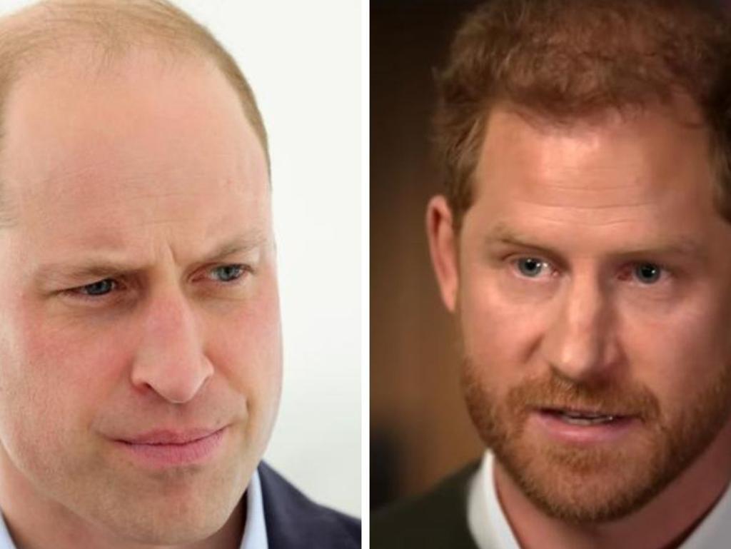 Prince William and Prince Harry were said to have a physical altercation in the latter’s memoir, Spare. Picture: Supplied