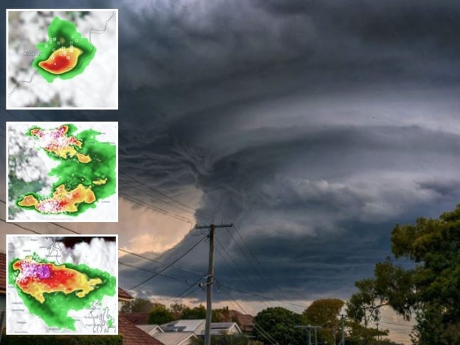 Anatomy of a super cell storm