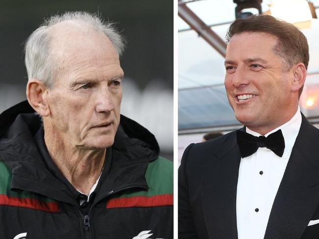 Wayne Bennett and Karl Stefanovic.