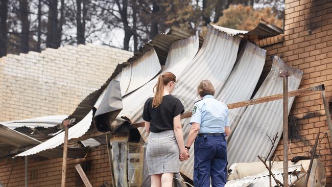 On Saturday 4 January 2020, a large bushfire spread through the Snowy Mountains, destroying properties in the Talbingo, Tumbarumba and Batlow areas. Picture: supplied