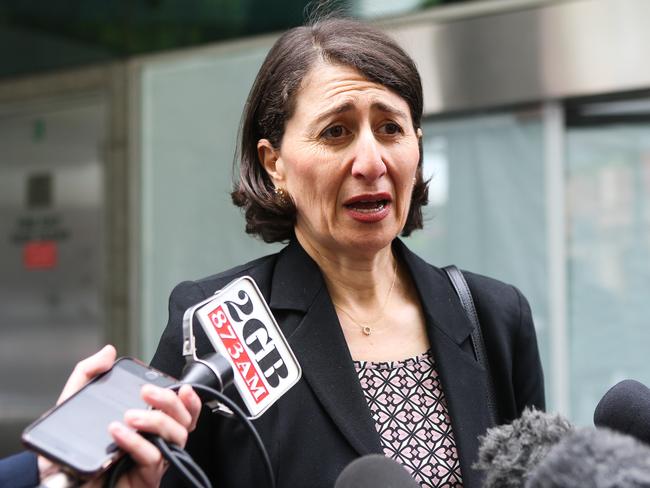 SYDNEY, AUSTRALIA - NewsWire Photos, NOVEMBER 01 2021: Former NSW Premier Gladys Berejiklian arrives at ICAC in Sydney. Picture: NCA Newswire / Gaye Gerard