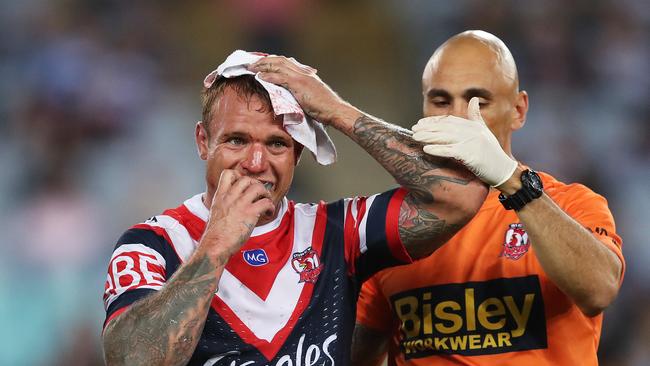 The NRL will introduce a “brain bunker” for next season. Picture by Phil Hillyard.