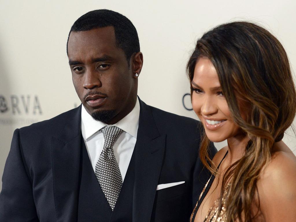 Sean P. Diddy Combs with Cassie Ventura at the Arclight Theatre in Los Angeles on March 7, 2016. Picture: AFP.