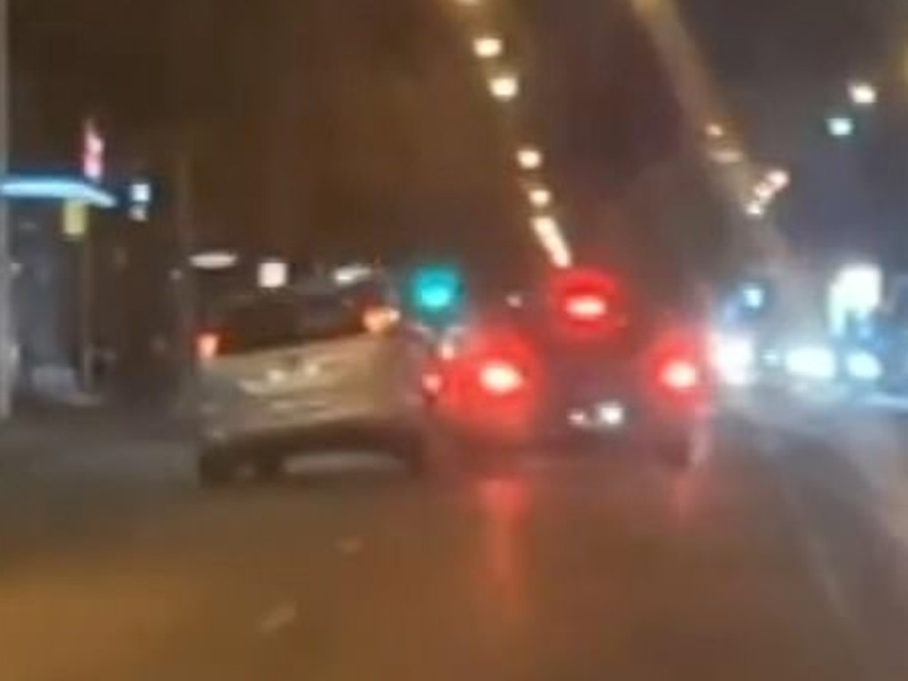 Dashcam footage of a road rage incident that apparently occurred after a Facebook Marketplace meetup went wrong. Picture: Seven