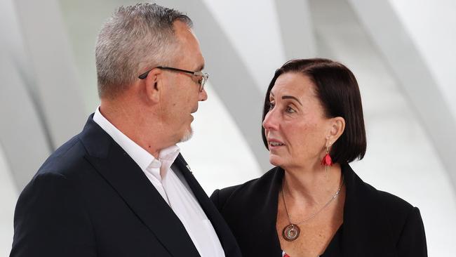 Hannah Clarke’s parents, Lloyd and Sue Clarke. Picture: Liam Kidston