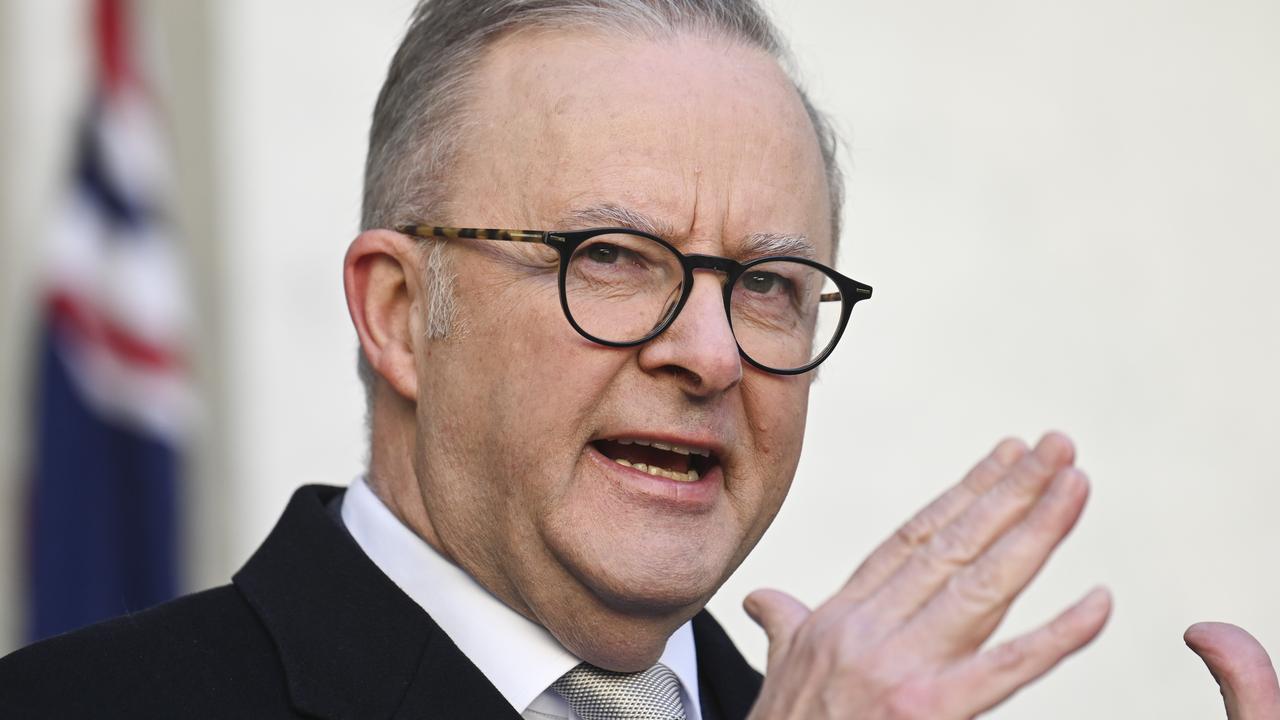 Prime Minister Anthony Albanese has blamed the Voice referendum defeat on misinformation. Picture: Martin Ollman/NCA NewsWire