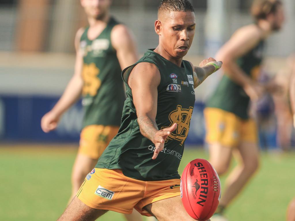 Nick Yarran’s rugby background has helped finetune his defensive pressure: Picture: Glenn Campbell.