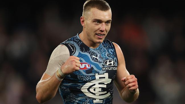 Patrick Cripps heads up a powerful midfield at Carlton. Picture: Robert Cianflone/Getty Images