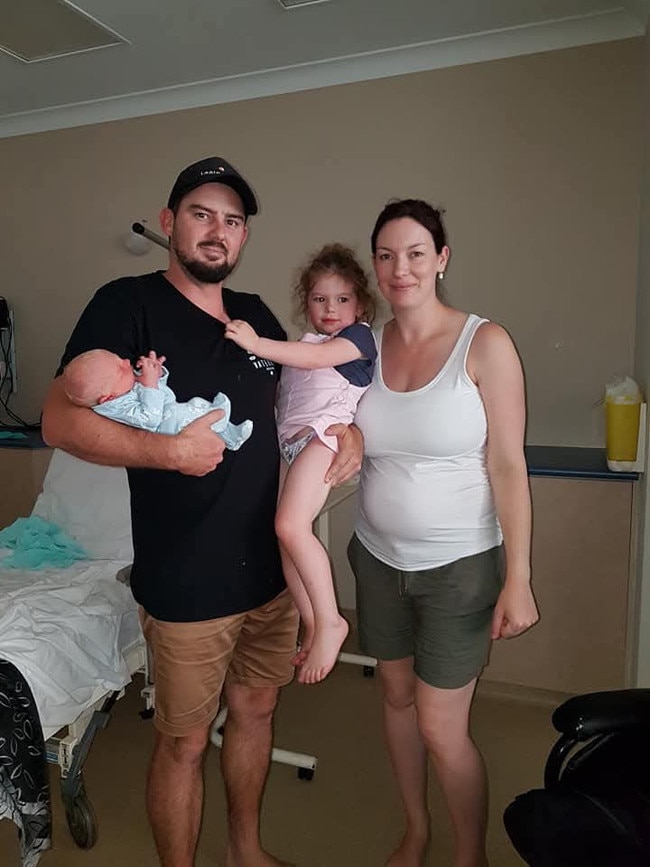 Laura Fox had her son Vincent at Hobart Private Hospital in November 2018. Picture: Supplied