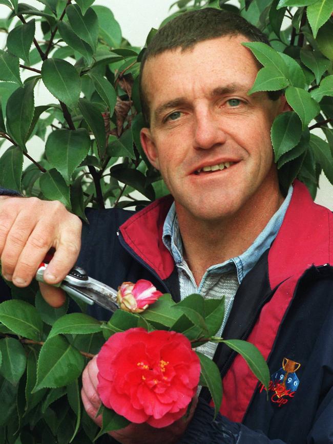 Flemington gardener Terry Freeman in 1998.