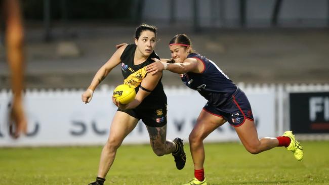 Glenelg superstar Jess Bates is the 2022 SANFLW League Best and Fairest. Picture: Cory Sutton