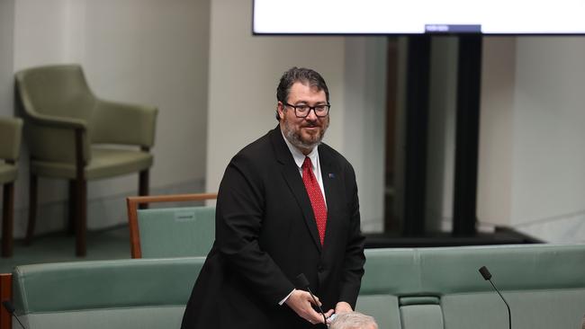 MP George Christensen denied claims he called for civil unrest after the PM delivered the Religious Discrimination Bill in the House of Representatives in Parliament House Canberra. Picture: NCA NewsWire / Gary Ramage