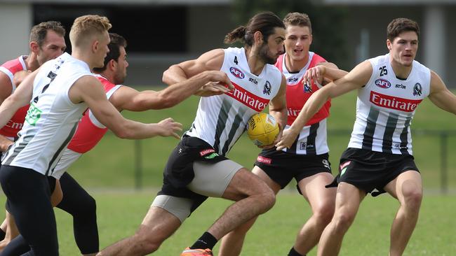 A Collingwood plan will see its training oval become available to community sporting clubs. Picture: Hamish Blair