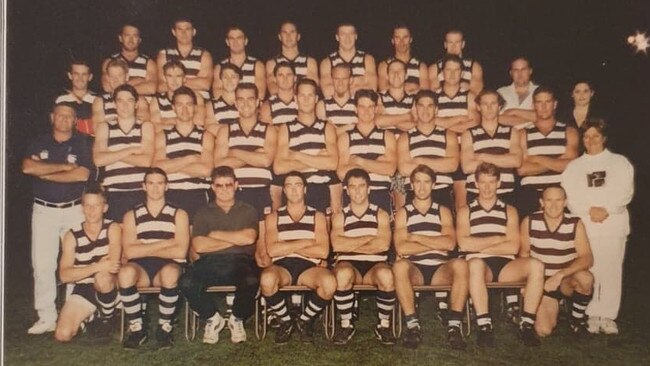 The 1996 Broadbeach Cats premiership side. Pic: Supplied.