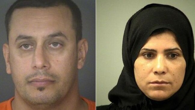 Abdulah Fahmi Al Hishmawi, 34, and Hamdiyah Saha Al Hishmawi, 33, are accused of abusing their daughter after she refused an arranged marriage. Picture: Supplied