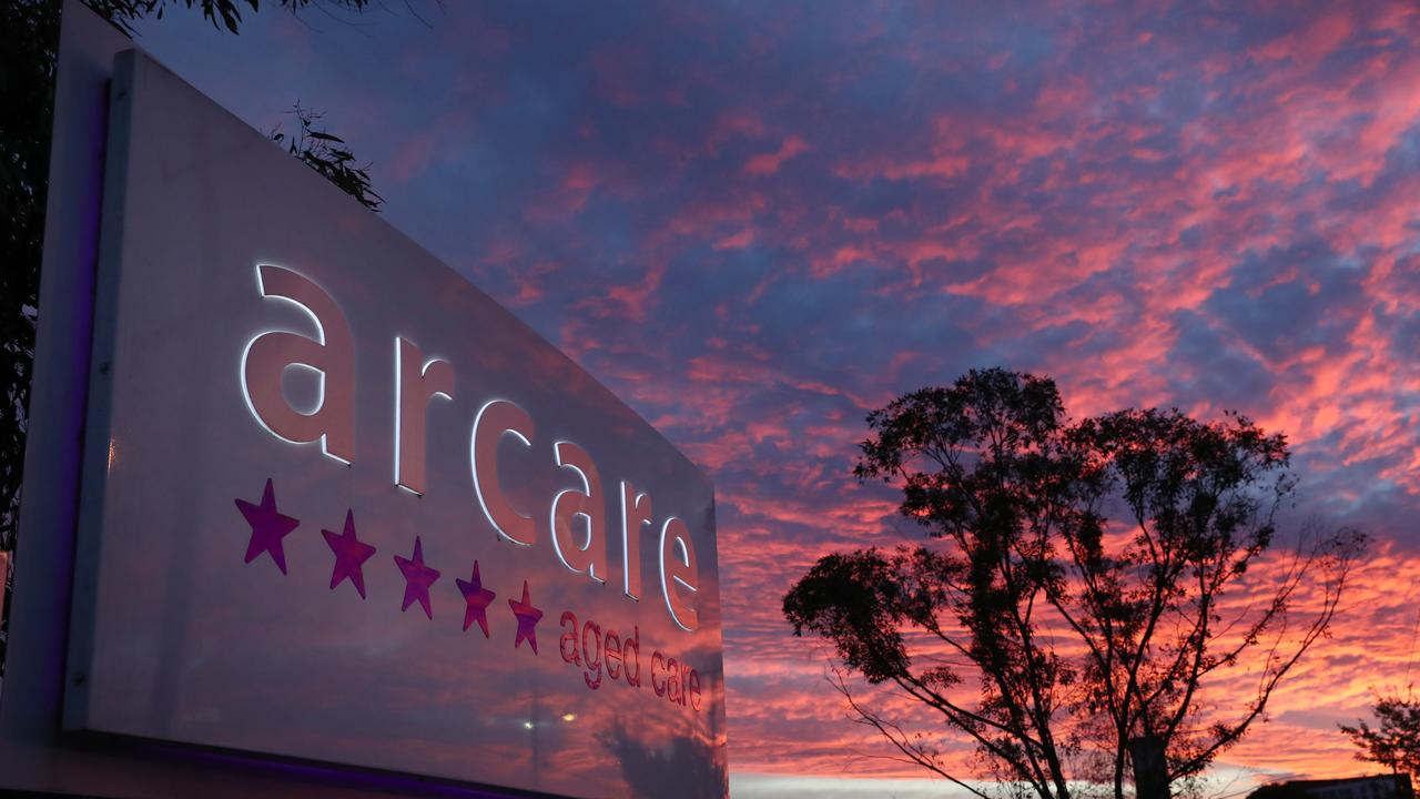 Arcare Maidstone Aged Care has been listed as a Covid site after a resident tested positive. Picture: David Crosling