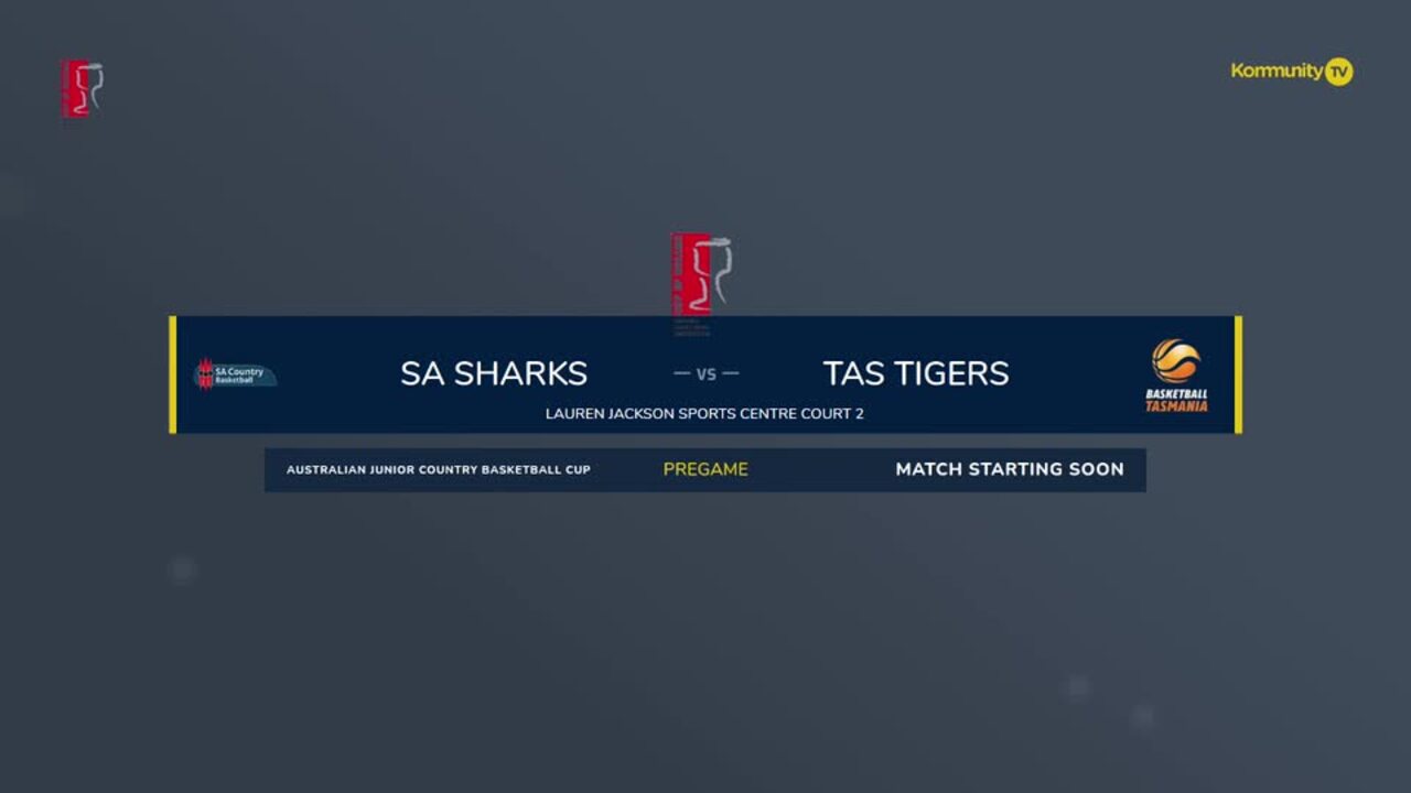 Replay: SA Sharks v Tas Tigers (U14 Boys) - 2025 Australian Country Junior Basketball Cup Day 1