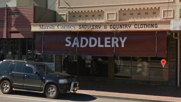 A Tamworth man filled a wheelie bin with ‘country and cowboy hats’ worth almost $10,000 after breaking into the store. Picture: Google