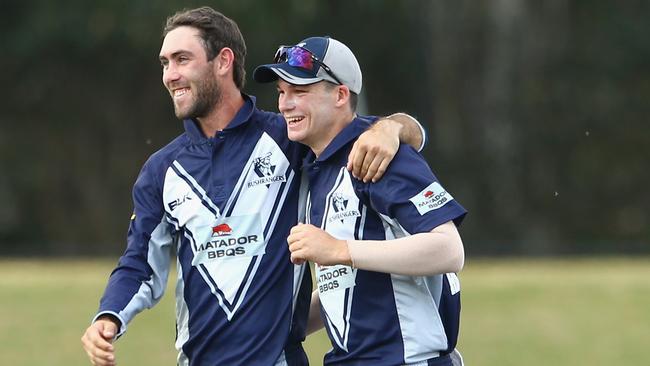 Victoria big guns Glenn Maxwell (L) and Peter Handscomb (R).