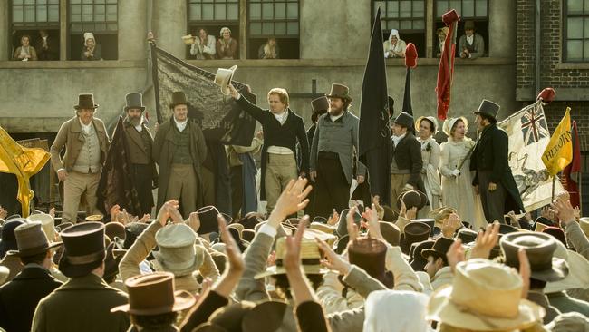 The passion and connection of Peterloo is barely detectable.