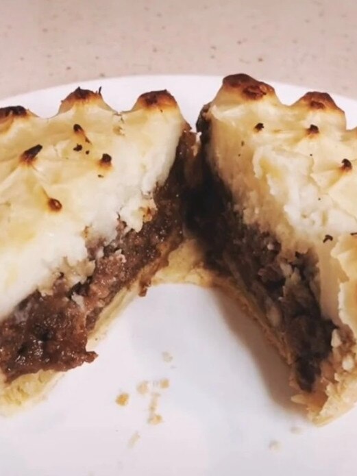 They’re also hooked on this Elsmbury’s Angus Beef Potato Pie. Picture: Facebook