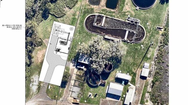 Gladstone regional council plans for the Boyne Sewage Treatment Plant upgrade. Picture: Contributed