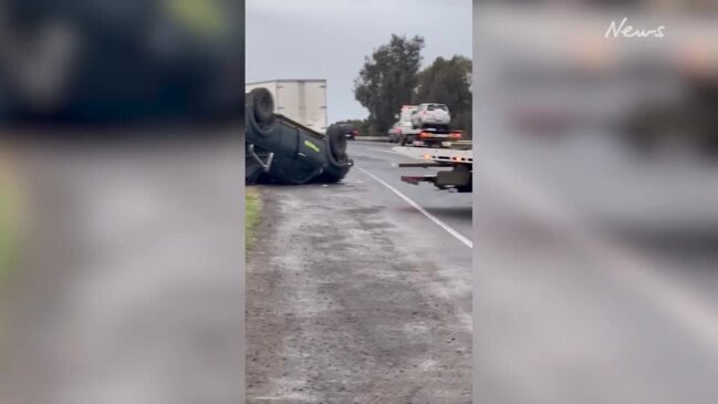 Two in hospital after Princes Hwy collision