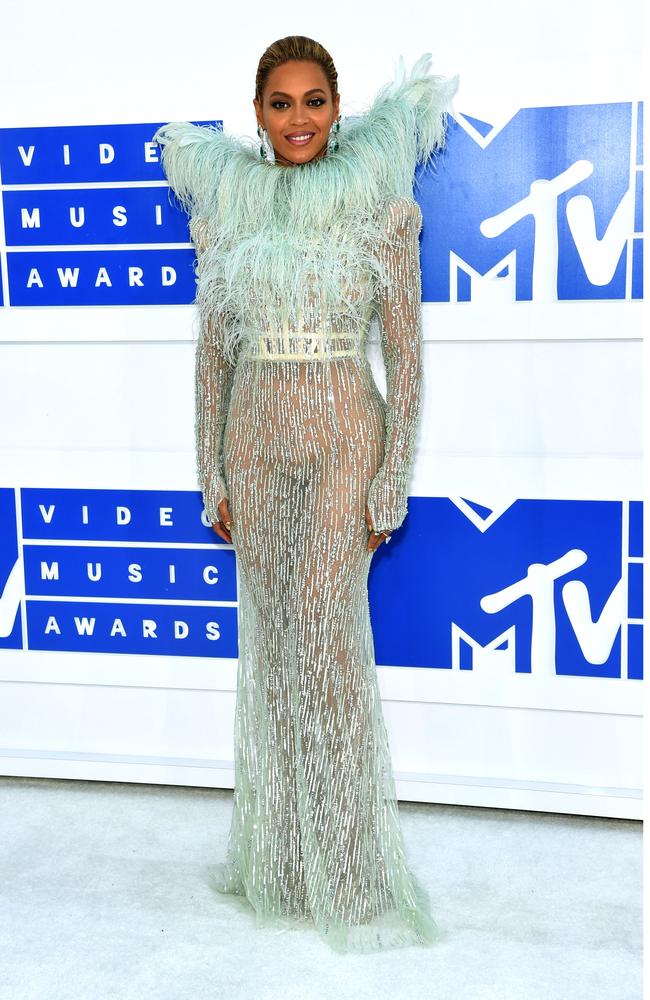 Beyonce, snow queen. Picture: Jamie McCarthy/Getty Images