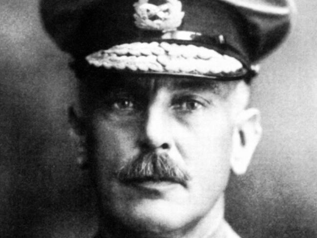 Undated photo. Sir James Whiteside McCay, a controversial Australian general of the First World War. Picture: Yes External -