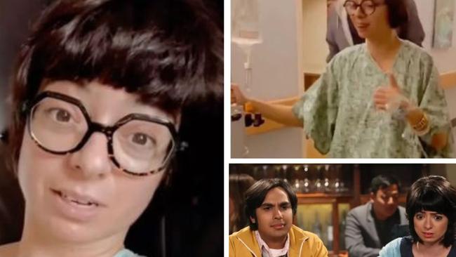 Big Bang Theory Kate Micucci star reveals lung cancer diagnosis. Picture: TikTok.