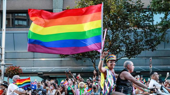 Alqudsi’s list of possible targets included the Sydney Gay and Lesbian Mardi Gras. Photo: Roni Bintang/Getty Images.