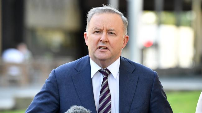 Anthony Albanese, warrior of the Left, is now the Labor Party’s new leader. Picture: AAP/Darren England