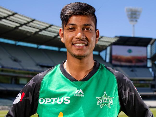 Melbourne Stars media day. Sandeep Lamichhane. Picture: Mark Stewart