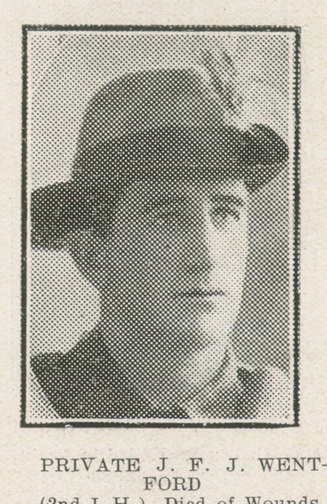 Trooper Jack Frederick James Wentford