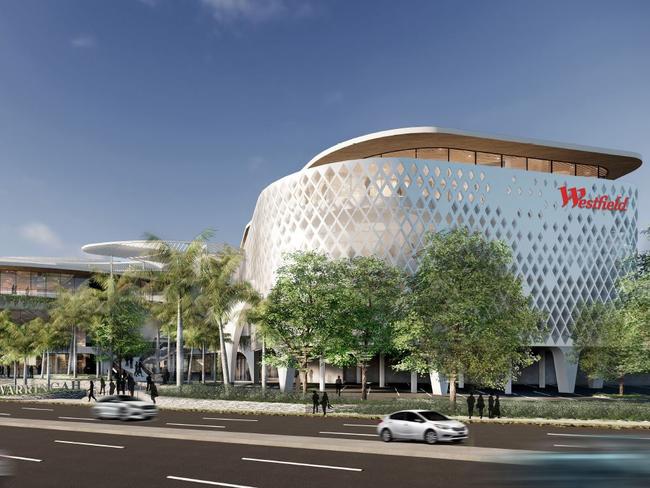 An artist impression of what Warringah Mall will look like after the $226 million upgrade.