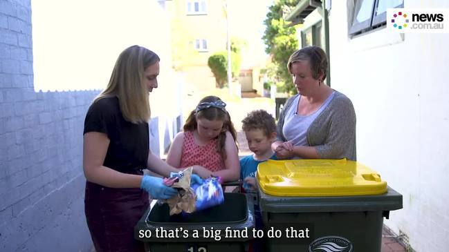 A deep dive into a family's rubbish bin