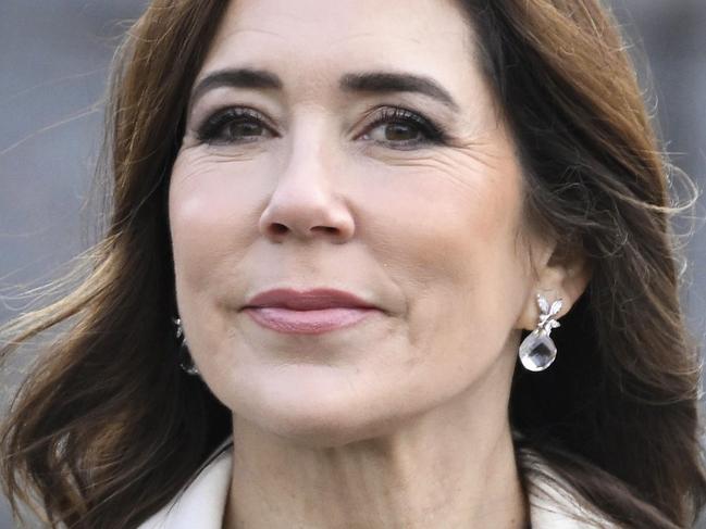 COPENHAGEN, DENMARK - NOVEMBER 07: Crown Princess Mary of Denmark attends a wreath laying ceremony at the Citadel on November 07, 2023 in Copenhagen, Denmark. (Photo by Carlos Alvarez/Getty Images)
