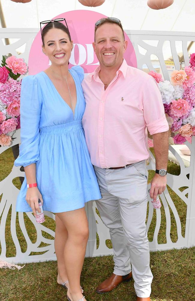 Demi Millroy and Matthew Schouten at Coastline BMW Polo by the Sea. Picture: Patrick Woods.