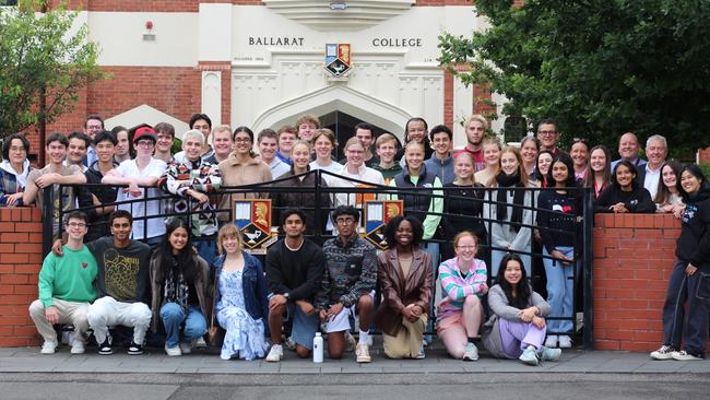 Ballarat Clarendon College’s VCE class of 2023. Picture: Supplied