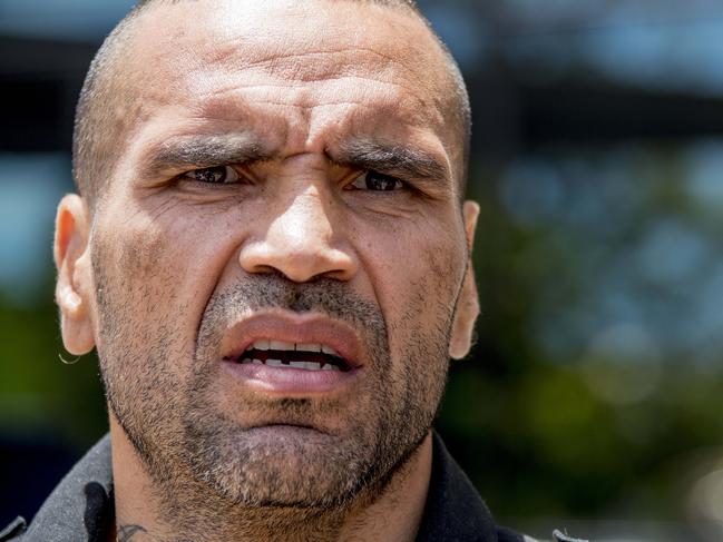 Anthony Mundine  appearing at the Southport Courthouse  on unlicensed driving  charges. Picture: Jerad Williams